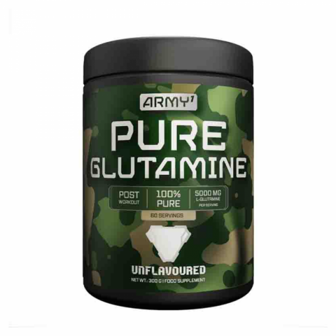 Army 1 Pure L-Glutamine 500g – čistý L-glutamínový prášok na regeneráciu svalov