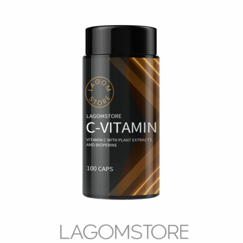 Lagomstore C-Vitamin 1000 100 kapsúl Lagomstore C-Vitamin 1000 mg – kapsuly s 1000 mg vitamínu C z rastlinného zdroja