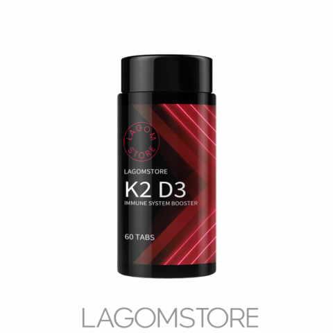 Lagomstore K2 +D3 Vitamin 60 kapsúl Lagomstore K2 + D3 Vitamin – kapsuly na podporu kostí a imunitného systému