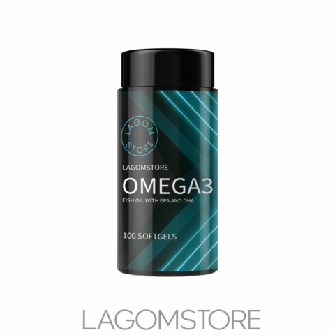Lagomstore Omega-3 – kapsuly s rybím olejom, EPA a DHA mastnými kyselinami pre zdravé srdce a mozog