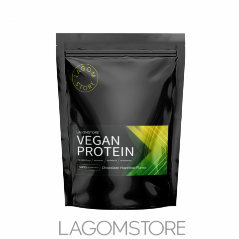Lagomstore Vegan Protein 500gr Lagomstore Vegan Protein 500 g – rastlinný proteín z hrachového a ryžového zdroja pre regeneráciu a rast svalov