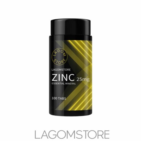 Lagomstore Zinc 25 mg – doplnok výživy s obsahom zinku na podporu imunity a zdravia pokožky