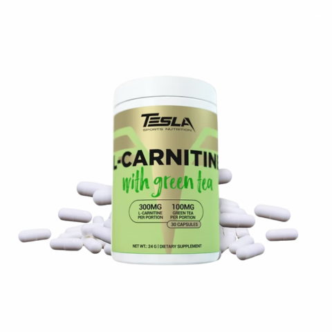 Tesla L-CARNITINE WITH GREEN TEA 30 kapsúl Tesla L-CARNITINE WITH GREEN TEA 30 kapsúl