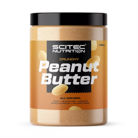Scitec 100% Peanut Butter CRUNCHY 1000 g Scitec 100% Peanut Butter CRUNCHY 1000 g