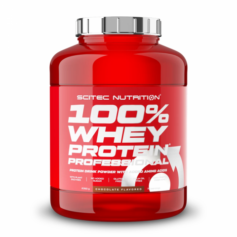 Scitec 100% Whey Protein Professional 2350 g – prémiový proteín vo veľkom balení pre športovcov