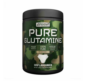Army 1 Pure L-Glutamine 500g – čistý L-glutamínový prášok na regeneráciu svalov