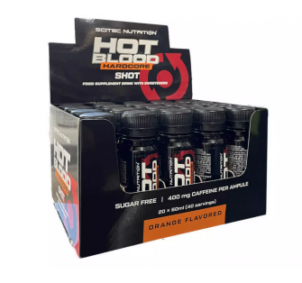 Scitec Hot Blood Hardcore Shot 20x60 ml