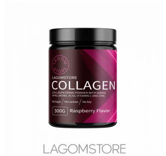 Lagomstore Collagen 300 g – prémiový hydrolyzovaný kolagénový prášok pre podporu pokožky, vlasov a kĺbov